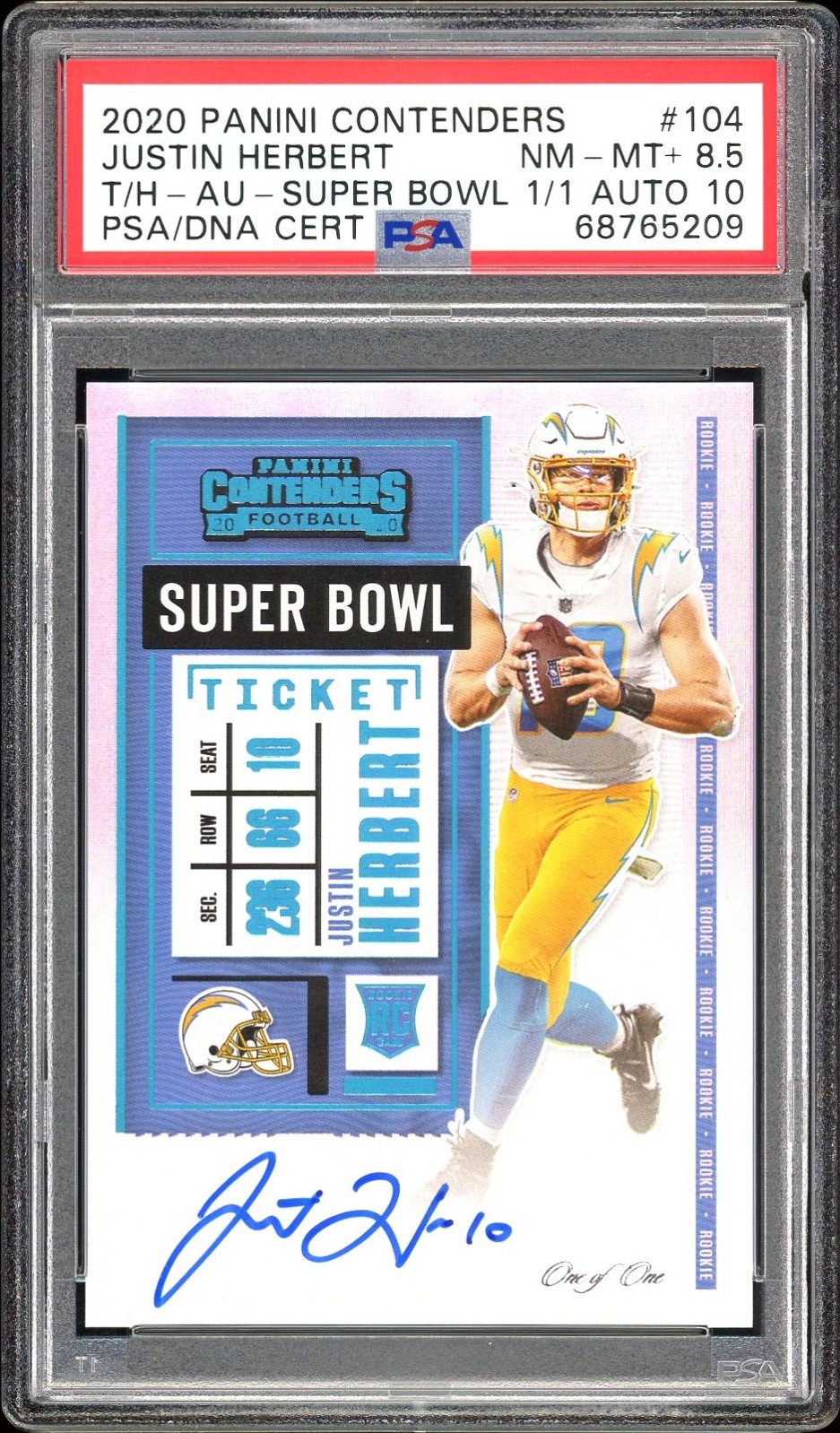 25枚限定 Panini ジャスティン・ハーバート PSA 8 833_front_638869892389035237.jpg